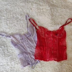 Victoria's Secret Body Lace corsets